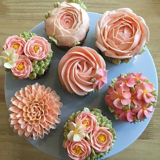 Flower Cupcake Cake