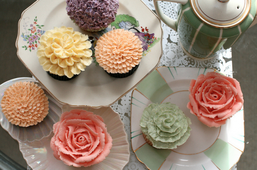 Flower Cupcakes Flower Cupcakes