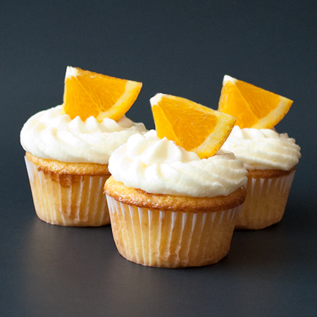 Fresh Orange Cupcakes