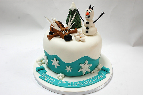 Frozen Birthday Cake