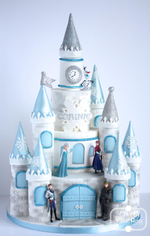 Frozen Disney Castle Cake