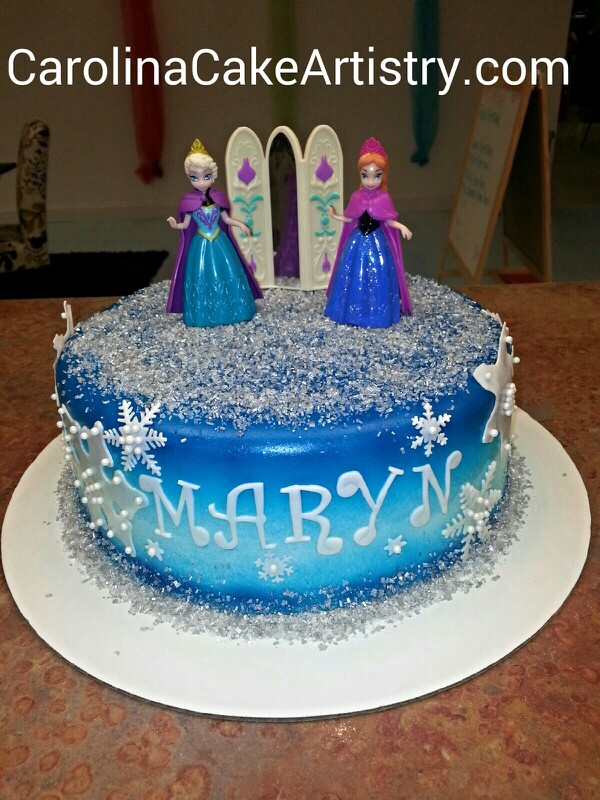 Frozen Single Layer Birthday Cakes