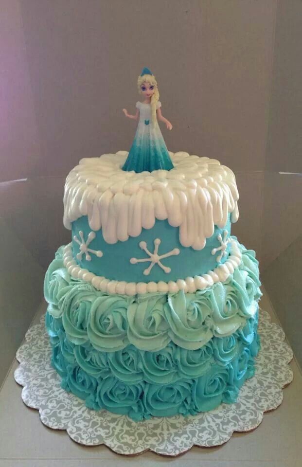 Frozen Themed Birthday Cake Frozen Themed Birthday Cake