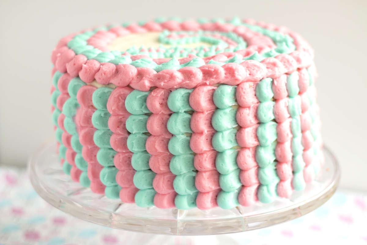 Gender Reveal Cake Gender Reveal Cake