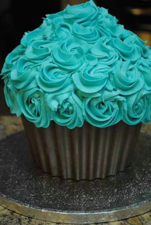 Giant Rose Cupcake