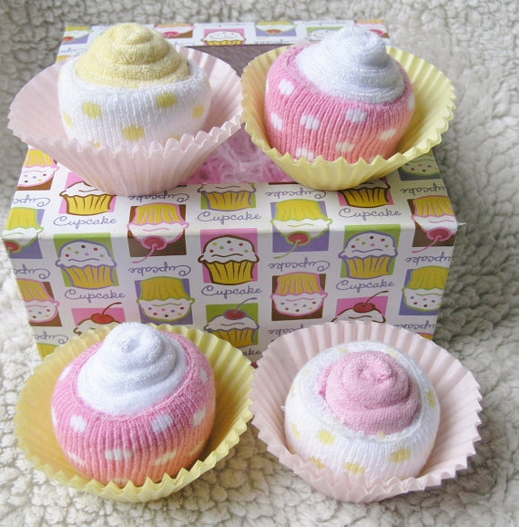 Girl Baby Gift Cupcakes Girl Baby Gift Cupcakes