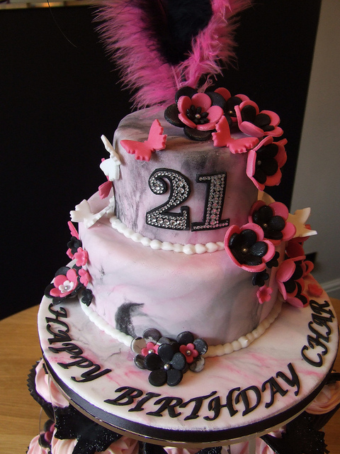 Girls 21st Birthday Cake Ideas