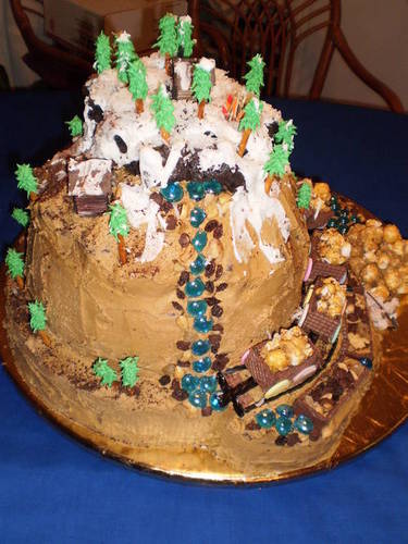 Gold Mining Birthday Cake
