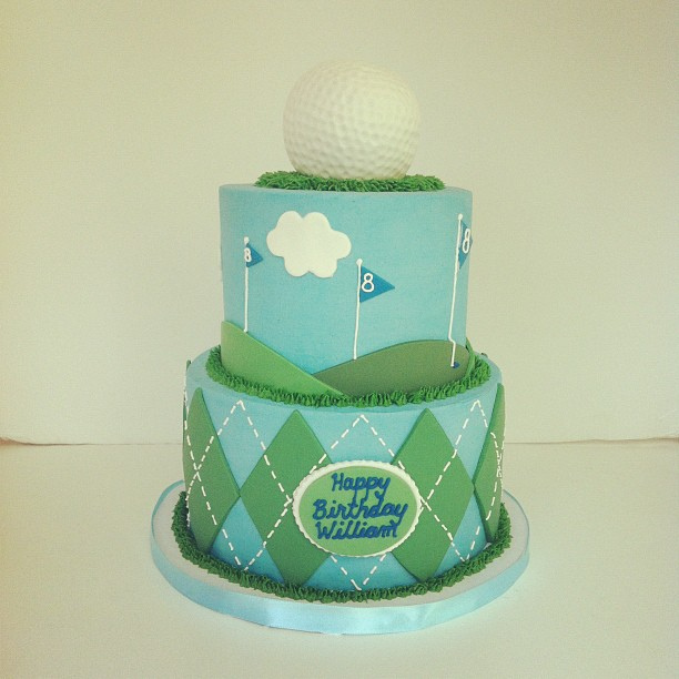 Golf Birthday Cake