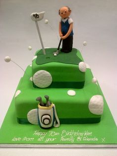 Golf Course Cake