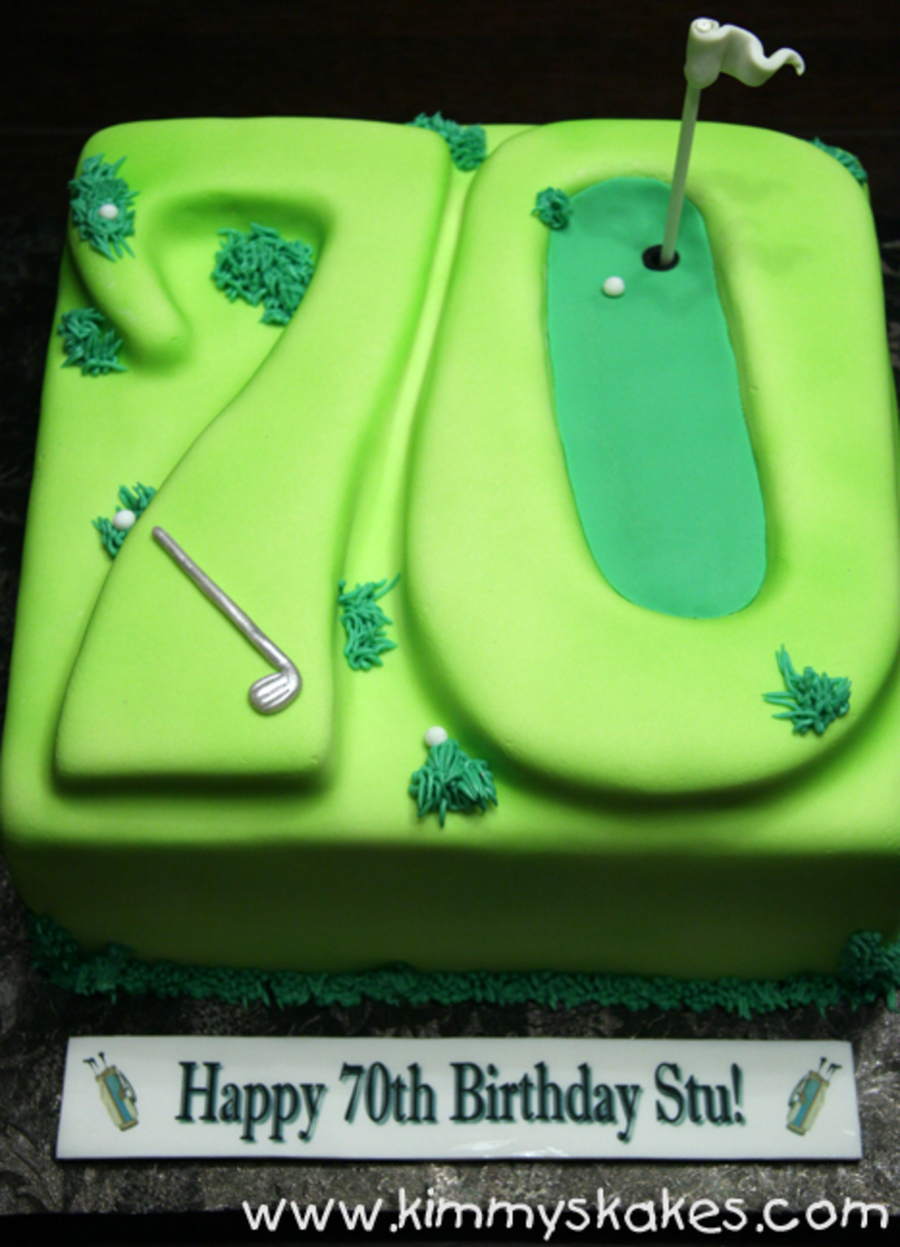 Golf Course Cake