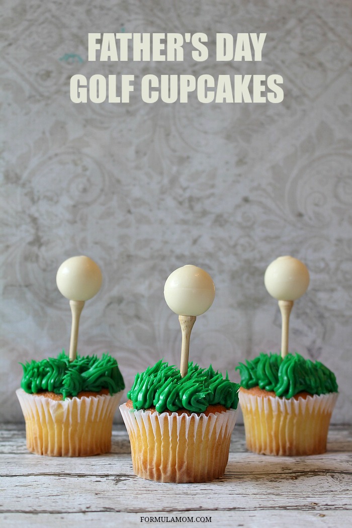 Golf Father's Day Cupcakes Idea