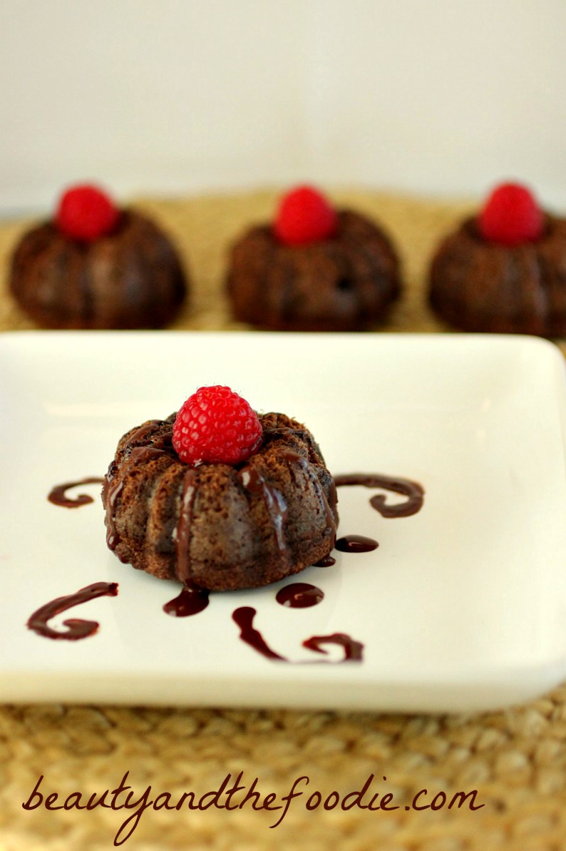 Grain Free Devilish Angel Food Mini Cakes