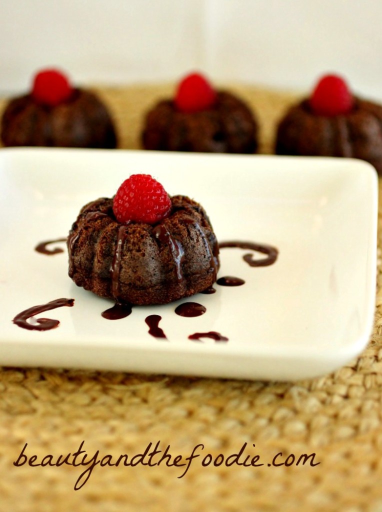 Grain Free Devilish Angel Food Mini Cakes