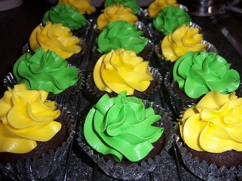 Green Cupcakes Recipe for Ally's Army at the Men's Soccer