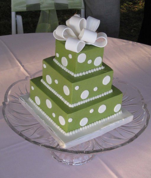 9 Photos of Square Cakes With Polka Dots 9 Photos of Square Cakes With Polka Dots