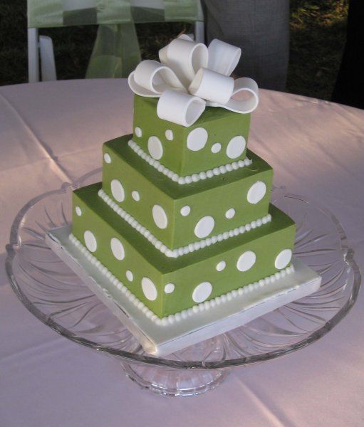 Green Wedding Cake