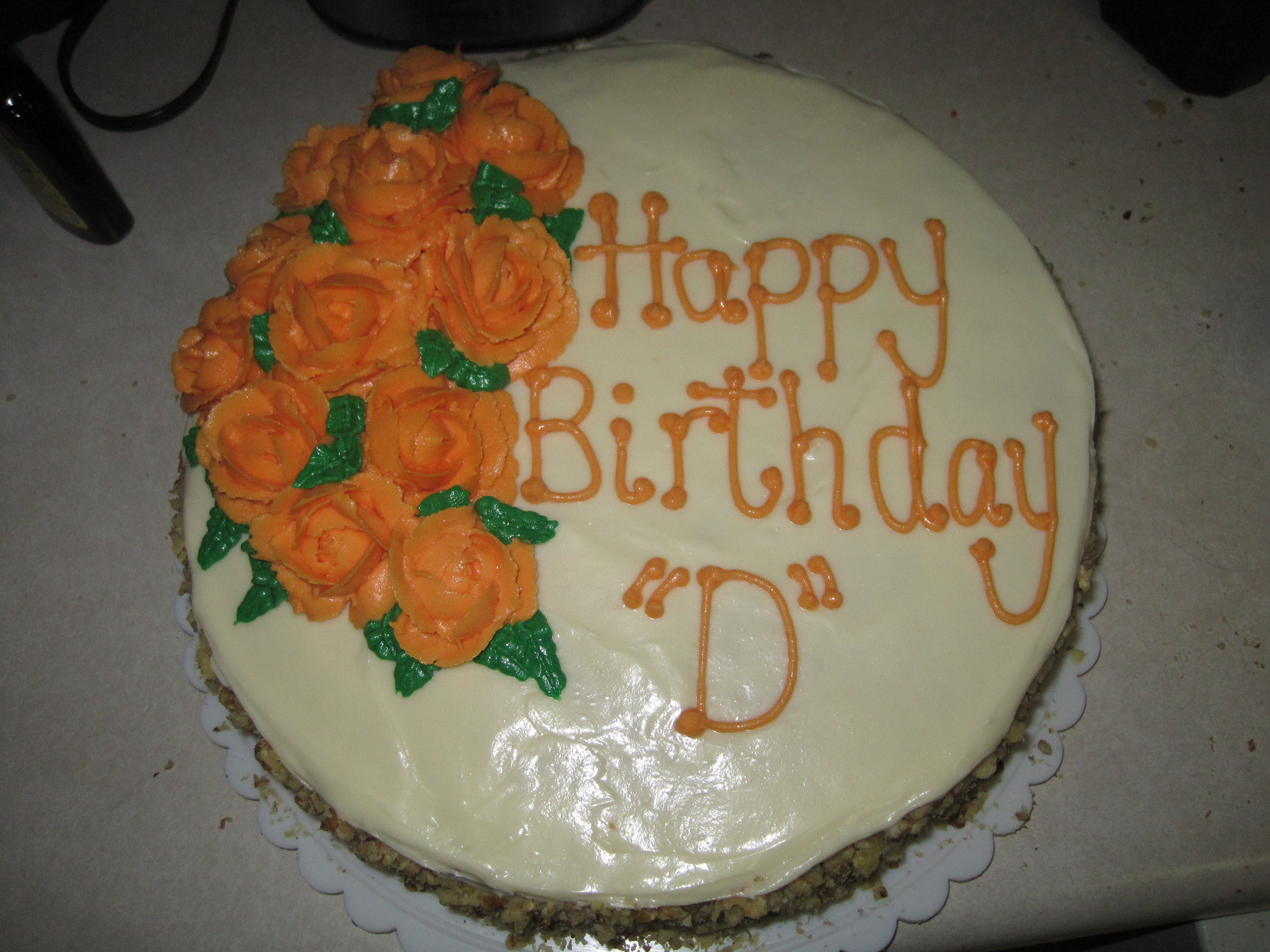 Happy Birthday Carrot Cake
