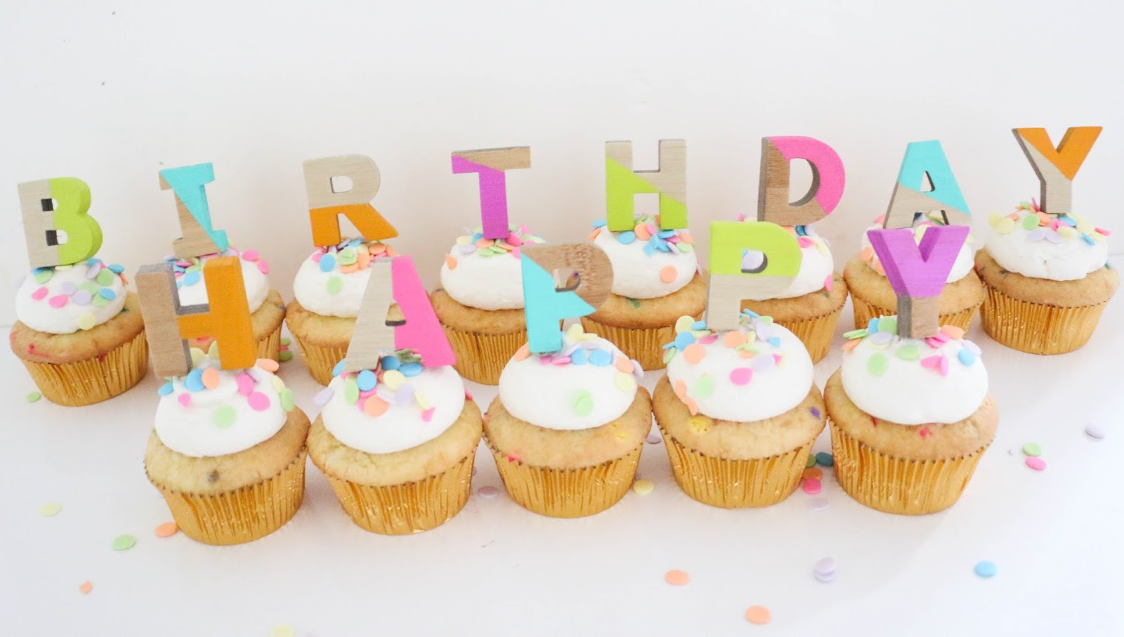 Happy Birthday Cupcake Picks Happy Birthday Cupcake Picks