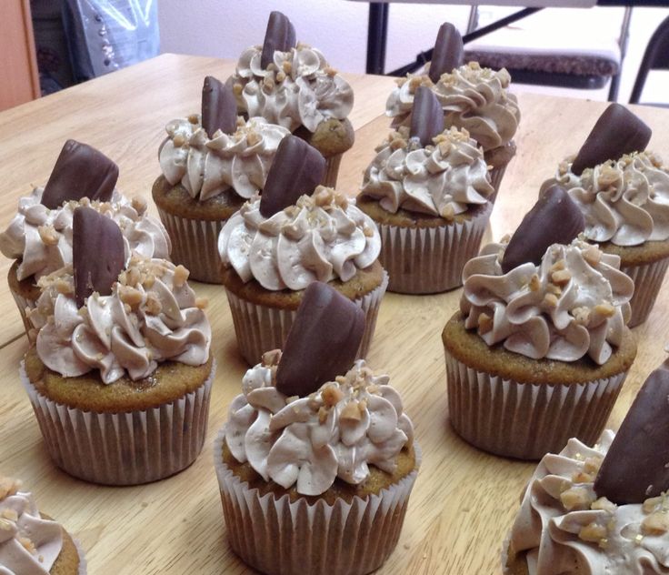 Heath Bar Cupcakes