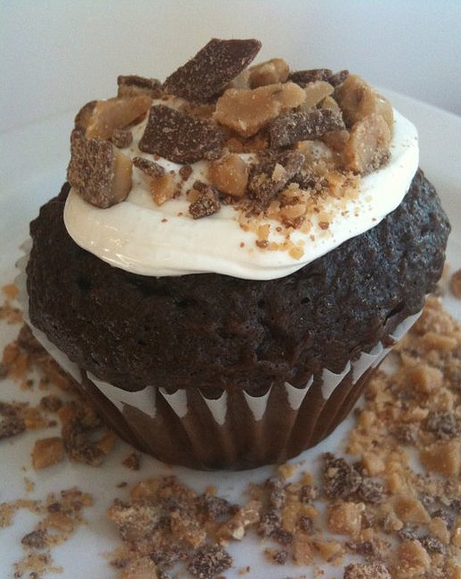 Heath Bar Cupcakes