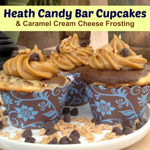Heath Candy Bar Cupcake Recipe