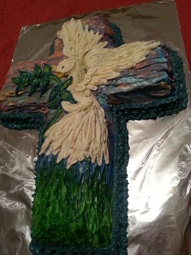 Holy Spirit Confirmation Cake