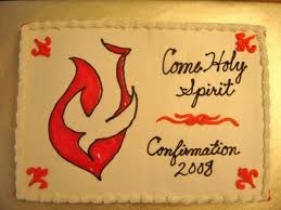 Holy Spirit Confirmation Cake