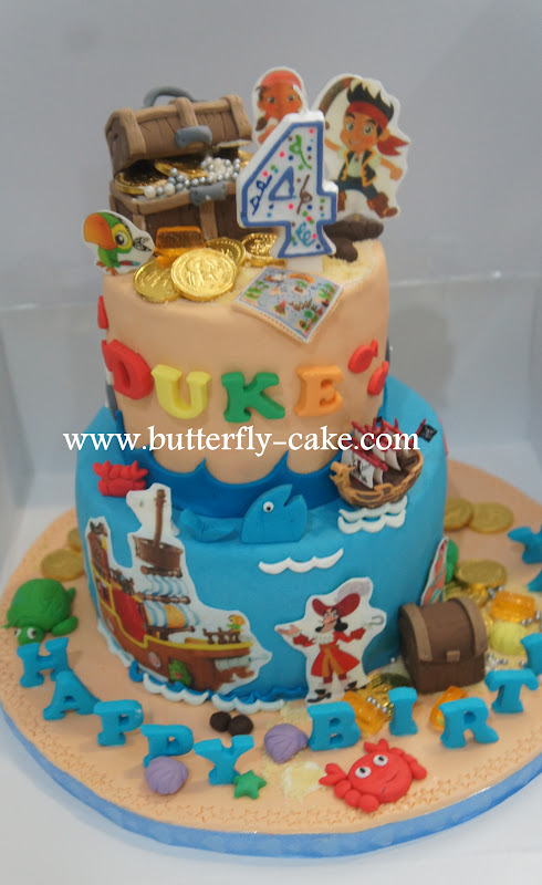 Jack and the Neverland Pirates Birthday Cake