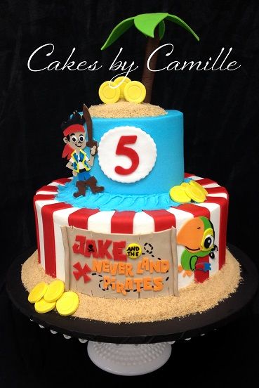 Jake and Neverland Pirates Birthday Cake Jake and Neverland Pirates Birthday Cake