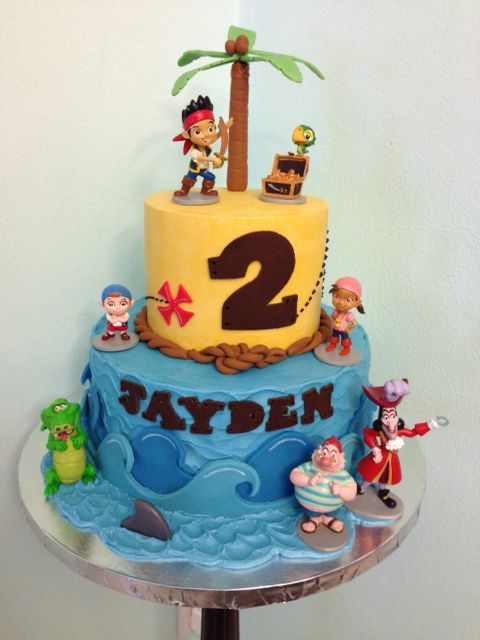 Jake and Neverland Pirates Birthday Cake