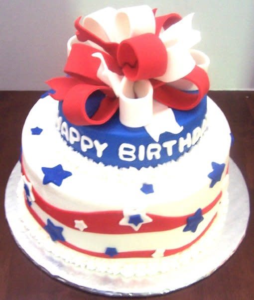 July 4th Birthday Cake