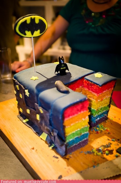 LEGO Batman Birthday Cake