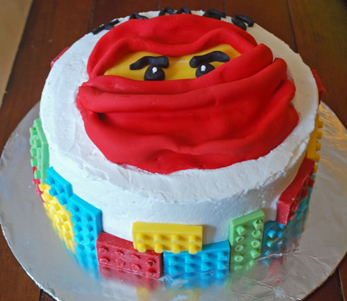LEGO Birthday Party Cake