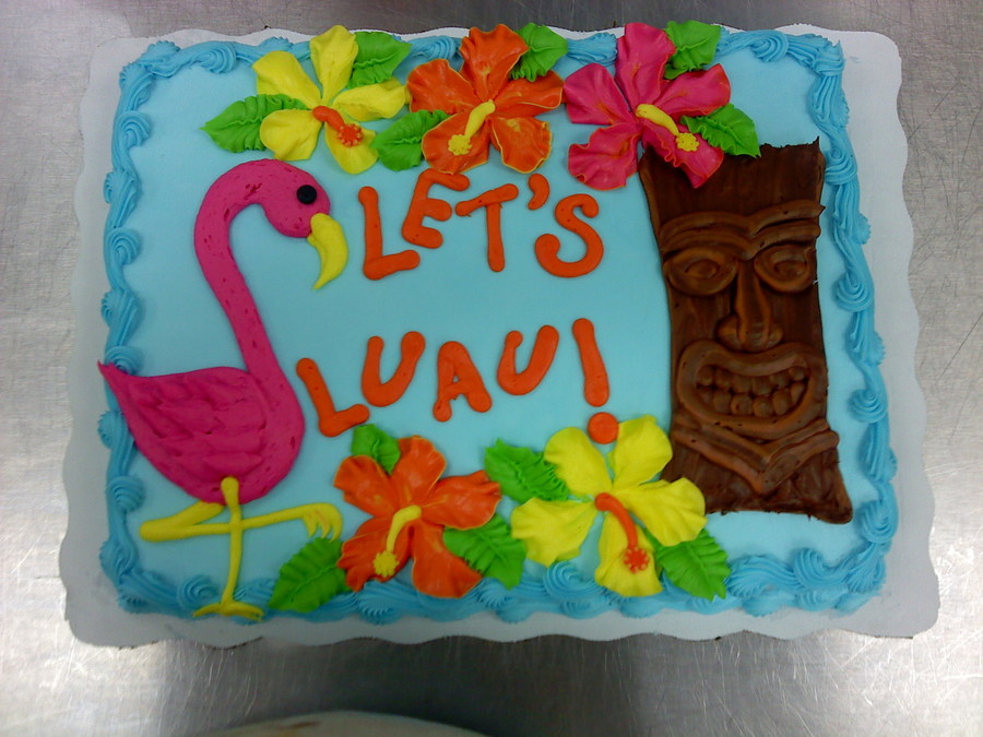 Luau Cake Buttercream