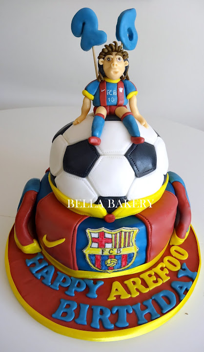 Messi Barcelona Cake