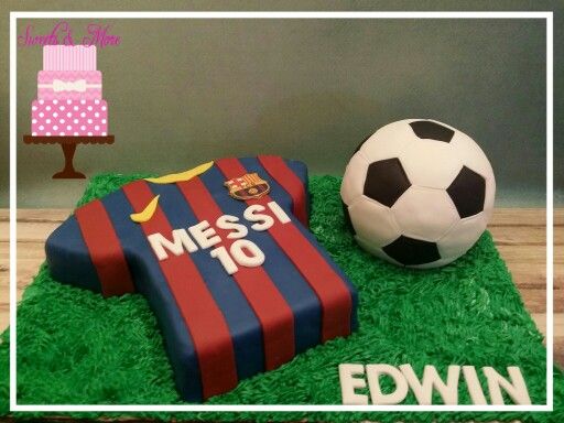 Messi Soccer Jersey Cake