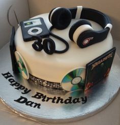 Music Theme Birthday Cake