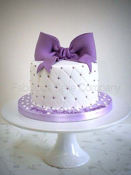 One Layer Birthday Cakes for Girls