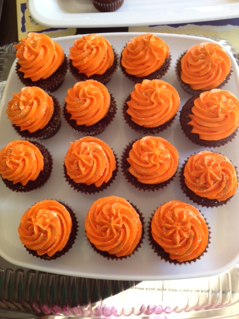 Orange Buttercream Cupcakes Orange Buttercream Cupcakes