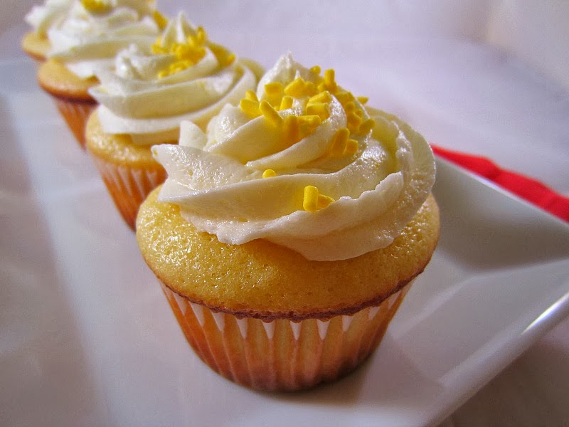Orange Cupcake with Frosting