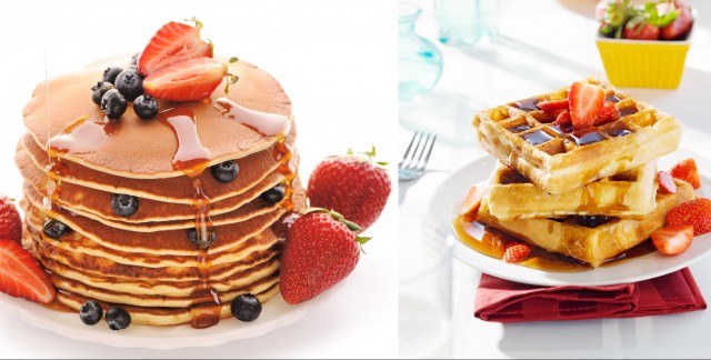 Pancakes vs Waffles