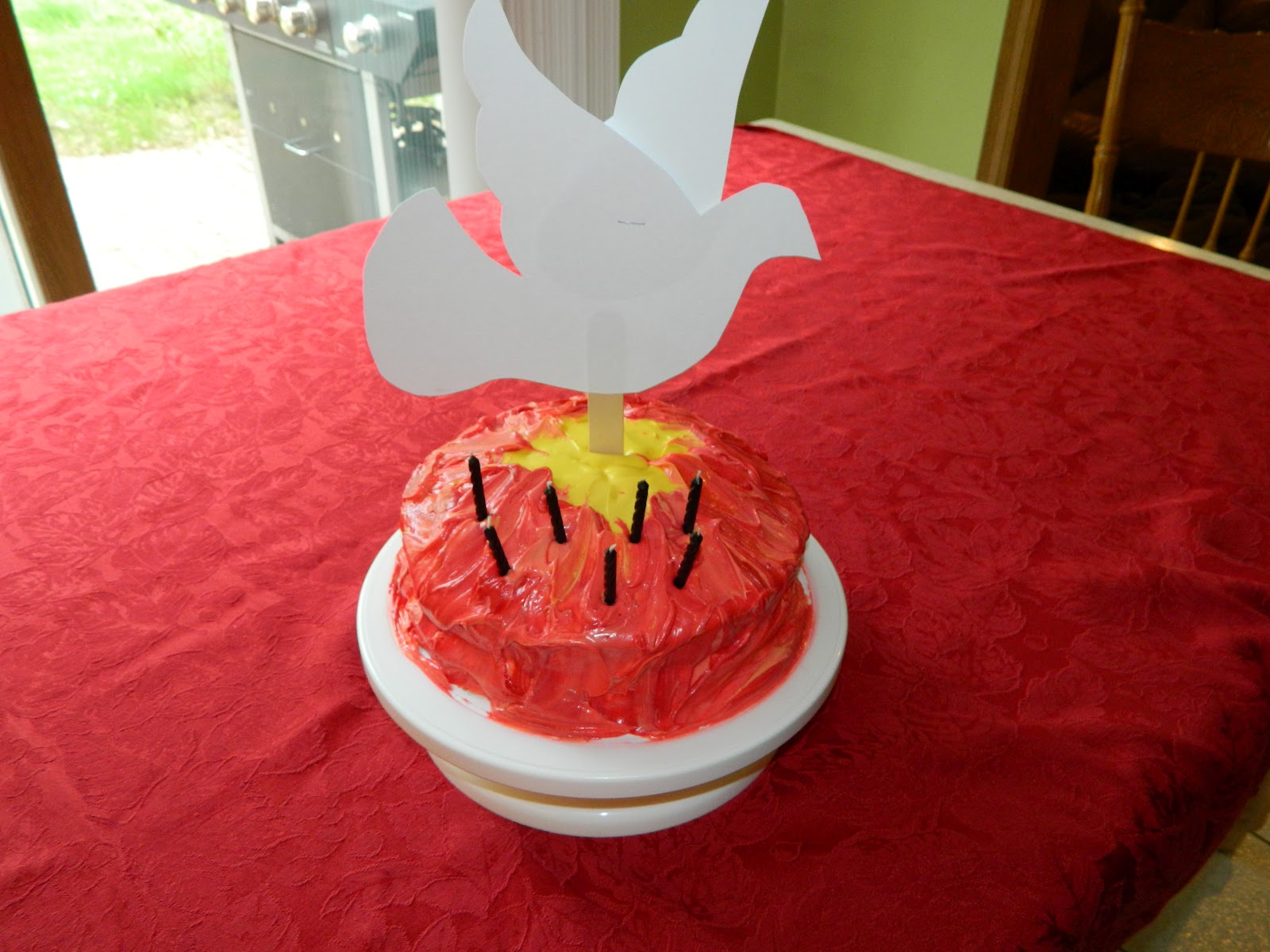Pentecost Birthday Cake