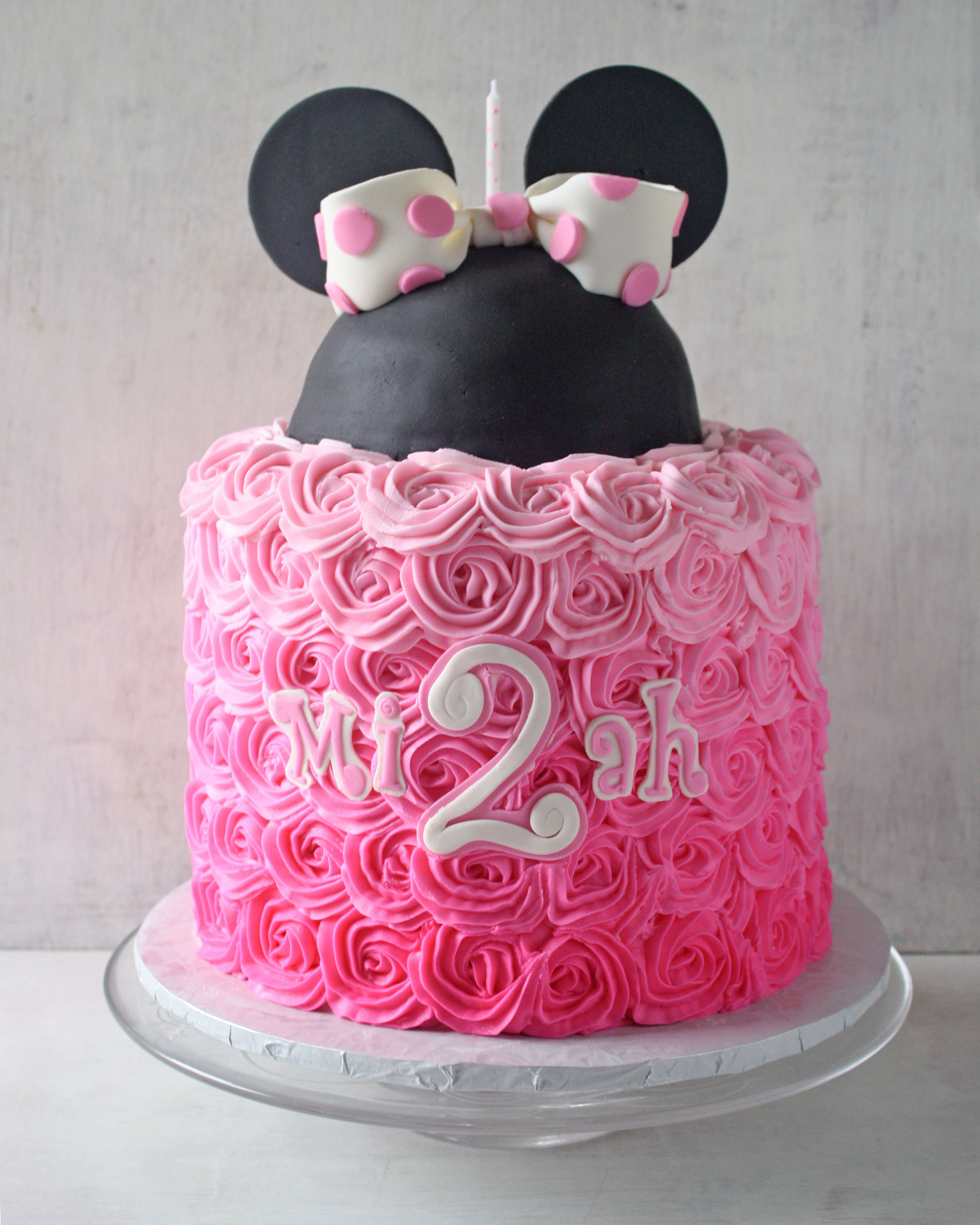Pink Minnie Mouse Cake