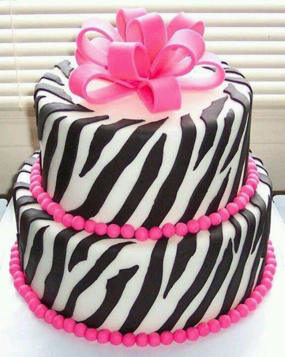 10 Photos of Zebra Decorated Cakes