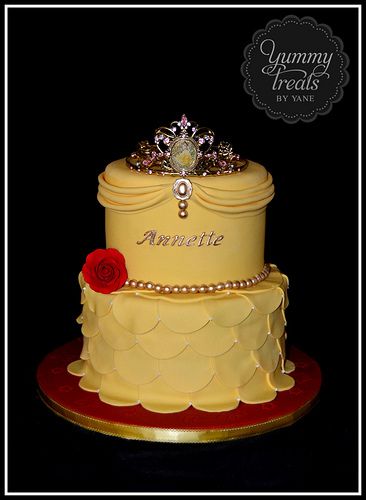 Princess Belle Birthday Cake