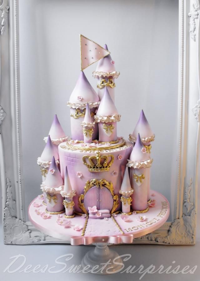 Princess Castle Cake