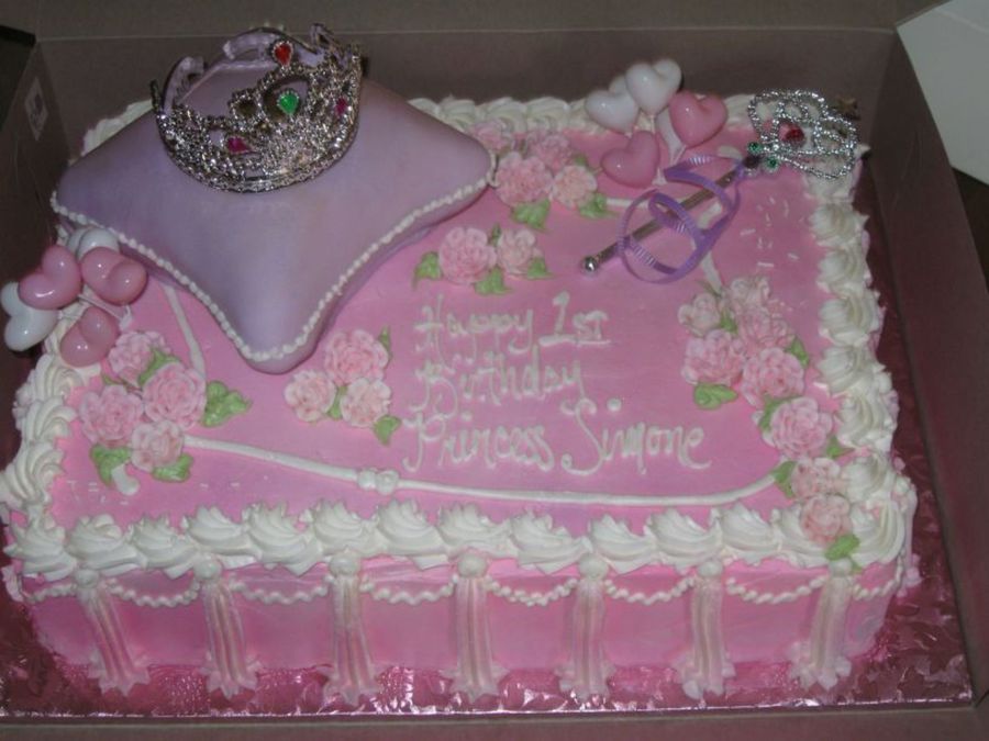 Princess Sheet Cake Buttercream