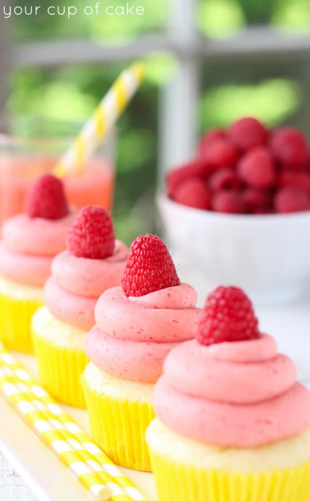 Raspberry Lemonade Cupcakes