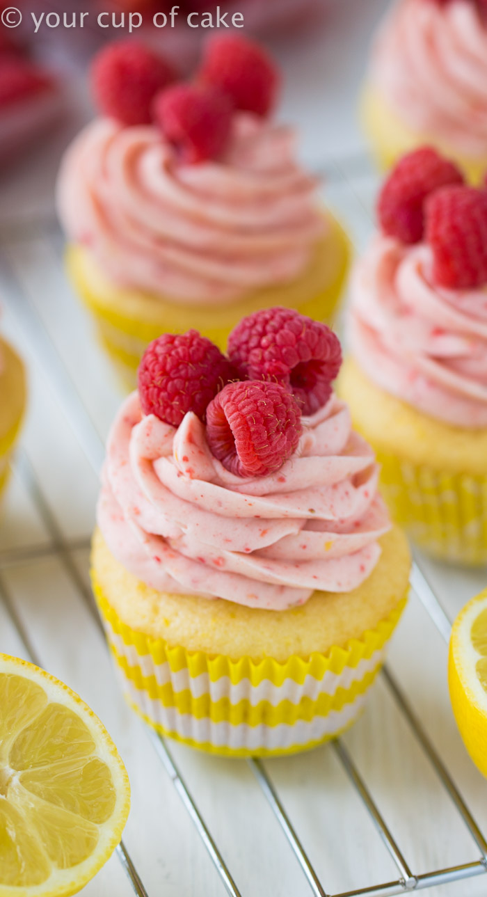 Raspberry Lemonade Cupcakes